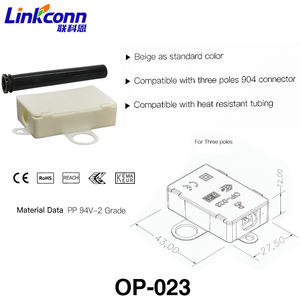 กล่องต่อสายไฟ OP OP-023 สีขาว วัสดุ PP พร้อมขั้วต่อสายเคเบิลและขั้วต่อ 3 ขา - Product Image 4