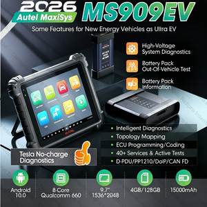 Escáner de Alto Voltaje para Vehículos Eléctricos Autel MS909EV 2026, Herramienta de Programación de ECU y Batería Fuera del Vehículo, Rendimiento Ultra EV - Product Image 4