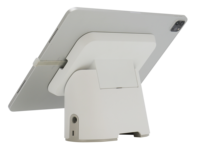 Support de tablette POS en alliage d'aluminium verrouillable, compatible Android/iPad, design antivol, conçu pour les comptoirs de restaurants