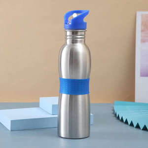 Gobelet isotherme en acier inoxydable à large ouverture, style américain, design moderne, étanche, écologique, avec manchon en silicone et paille - Product Image 5