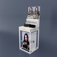 RECHI – présentoir acrylique pour pinceaux de maquillage, présentoir de vente au détail pour cosmétiques, anti-cernes, organisateur de fond de teint pour magasin de beauté