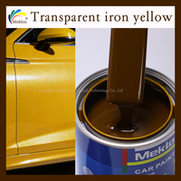 Peinture acrylique transparente jaune fer 1K résistante aux intempéries Car Charm MK-124, peinture en aérosol liquide pour revêtement de peinture automobile