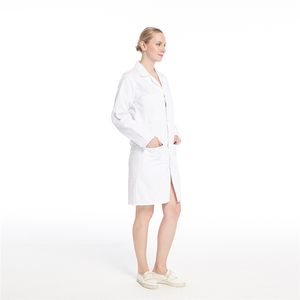 <span class=keywords><strong>Blouse</strong></span> d'infirmière en polyester 100% personnalisée <span class=keywords><strong>blouse</strong></span> et pantalon uniforme de médecin d'hôpital de <span class=keywords><strong>couleur</strong></span> pure - Product Image 3