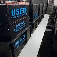 Système de sonorisation professionnel d'occasion T.D Taichee Dual 12 pouces 16+8 Line Array avec câbles complets, amortisseurs de suspension et table de mixage