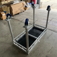 Table de travail DJ kkmark pour festival de musique avec roues robustes