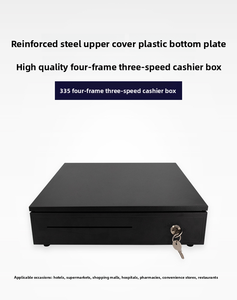Caja Registradora 405B de Cinco Compartimentos y Tres Niveles, Caja Registradora para Supermercado con Cerradura, Puede Usarse de Forma Independiente - Product Image 5