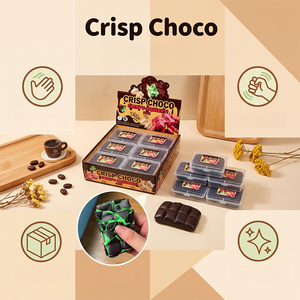 Barra de Chocolate Macia e Crocante Antiestresse Fidget de Subida Lenta para Apertar, Presente Fofo Kawaii, Lembrancinha de Festa, Coleção de Mesa - Product Image 4