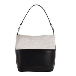 Bolso de mano de lujo para mujer, tipo cubo, tejido con cuentas, de paja, para fiesta y noche, elegante, con perlas, tipo clutch - Product Image 1