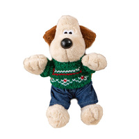 Porte-clés personnalisé en peluche douce pour chien, mignon animal de dessin animé, chiot, avec nœud papillon, breloque de sac, idéal pour cadeau promotionnel