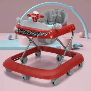 Trotteur réglable en usine pour tout-petits, <span class=keywords><strong>chariot</strong></span> d'apprentissage et de marche avec cadre en plastique pliable, jouets pour enfants de 0 à 3 ans - Product Image 6