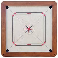 Nouvelle conception de jeu de carrom portable en bois, écologique et résistant aux chocs, avec logo et couleur personnalisables, cadeau durable pour le plaisir en famille