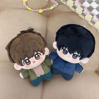 Vente en gros de mini-poupées Nunu mignonnes et personnalisables de 10 cm, jouets en peluche super doux avec rembourrage en coton PP, design de dessin animé mignon pour anniversaire et réconfort