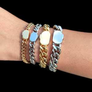 Ingrosso gioielli Hip-hop acciaio inox 6mm 8mm 10mm 12mm 14mm placcato <span class=keywords><strong>oro</strong></span> 18K Miami cubano catena <span class=keywords><strong>collana</strong></span> a catena <span class=keywords><strong>spessa</strong></span> per gli uomini - Product Image 3