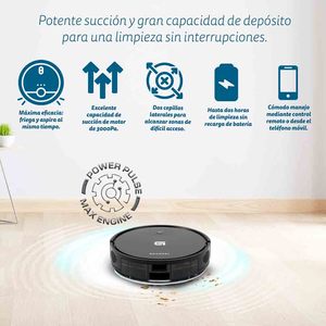 Aspirateur robot Grunkel 2100Pa avec contrôle Wi-Fi, nettoyage intelligent - Product Image 5