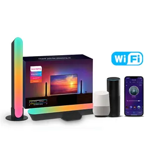 Tuya-barre lumineuse Led RGB connectée, wi-fi, pour jeux TV, connectée, commande vocale, avec minuterie et calendrier, éclairage d'ambiance, nouveauté
