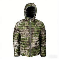 Blouson de chasse pour homme ODM - Tissu camouflage uni léger, coupe ajustée, imperméable, coupe-vent et respirant