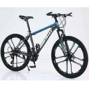Vélo de montagne 26 pouces, cadre en acier à haute teneur en carbone, frein à disque double, absorption des chocs, 21 vitesses, fourche à suspension <span class=keywords><strong>Wolf</strong></span> Warrior 001 - Product Image 4