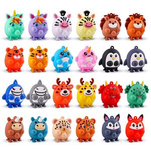 JHT, Juguete Antiestrés de Silicona con Forma de Animal de Dibujos Animados, Bola de Succión 3D para Aliviar el Estrés, Exterminador de Roedores, Gran Venta - Product Image 1