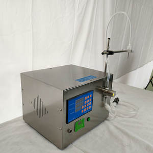 เครื่องบรรจุของเหลวแบบแม่เหล็กยี่ห้อจินเฉิง 220V กึ่งอัตโนมัติ ความแม่นยำสูง สำหรับบรรจุแอลกอฮอล์ น้ำยา น้ำหอม น้ำมันหอมระเหย - Product Image 1