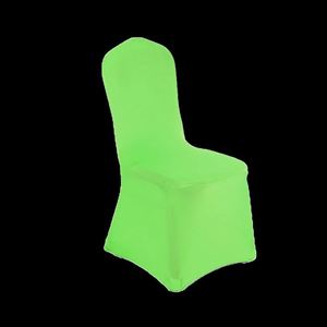 Funda Elástica de Poliéster y Spandex para Respaldo de Silla, Color Verde Menta y Blanco, para Decoración de Eventos, 2026 - Product Image 1