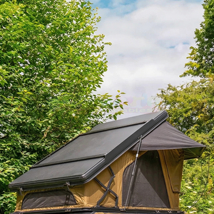 Tente de toit rigide avec panneau solaire pour SUV hors route, 3-4 personnes, camping, voyage en plein air - Product Image 6