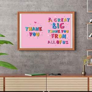 <span class=keywords><strong>Grande</strong></span> <span class=keywords><strong>carte</strong></span> de <span class=keywords><strong>remerciement</strong></span> géante Jumbo 15.75x10.63 <span class=keywords><strong>Grande</strong></span> <span class=keywords><strong>carte</strong></span> de vœux d'appréciation avec enveloppe Extra Large papier d'adieu - Product Image 5