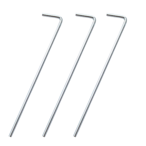Clous de tente en aluminium en gros, agrafes, clips, piquets de tente en acier robuste, piquets de camping, piquets de jardin - Product Image 1