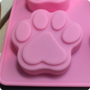 Khuôn chân mèo 6 khoang-Chảo bánh silicon cho món tráng miệng theo chủ đề đáng yêu - Product Image 5