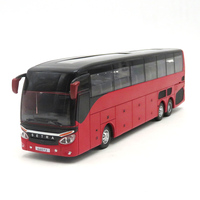 Nouveauté : Autobus de luxe à rétrofriction, modèle réduit en métal, jouet de collection, véhicule miniature en métal, bus en métal.