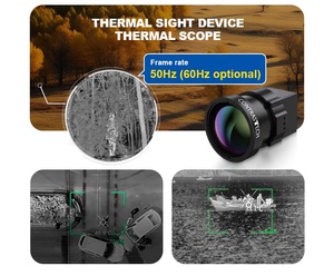 Shock Resistant 1500g at 0.3ms 640x512 60Hz Digital 1-8x Mini LWIR UAV <b>Thermal</b> <b>Camera</b> for Drone Integration IVaster640LW-HPro Hi - Product Image 5
