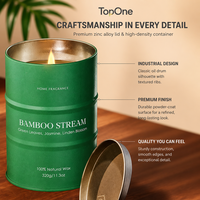 Premium Ölfass-förmige Duftkerzen 100% Natürliches Sojawachs Umweltfreundlicher Raumduft Langanhaltende Aromatherapie OEM ODM