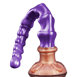 Long plug anal en silicone avec perles pour femmes et hommes, jouet pour adultes BDSM, grand plug anal en silicone avec ventouse - Product Image 2