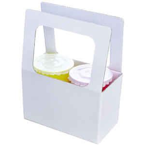 Portador de papel personalizado IMEE, soporte para bebidas para llevar, bandeja de café desechable con capacidad para 2 tazas, soporte para bebidas frías y calientes - Product Image 1