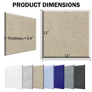 Paneles Acústicos Reciclados de Fibra de Poliéster de Diseño Moderno en Oferta, Diseño de Modelo 3D, NRC 0.85, Venta Directa de Fábrica para Apartamentos - Product Image 3