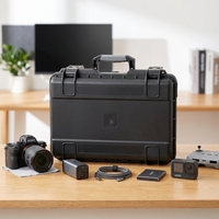 Étui à outils rigide en PVC/EVA noir étanche IP67, OEM ODM, portable, pour transport en extérieur