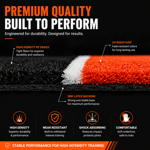 Gazon Artificiel Commercial pour Salle de Sport – <span class=keywords><strong>Solution</strong></span> de Revêtement de Sol en Rouleau, Options de Taille Flexibles, Gazon pour Traîneau de Gym - Product Image 2