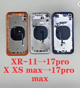 Funda al por mayor para iPhone <span class=keywords><strong>XR</strong></span> / <span class=keywords><strong>11</strong></span> convertida a iPhone 17 Pro, cubierta de batería y marco intermedio para carcasa de iPhone. - Product Image 3