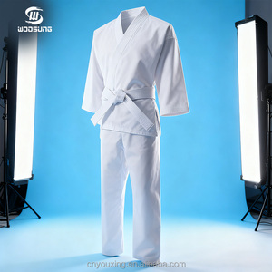 Combinaison d'arts martiaux respirante unisexe Woosung, uniforme <span class=keywords><strong>de</strong></span> karaté, uniforme <span class=keywords><strong>de</strong></span> karaté - Product Image 4