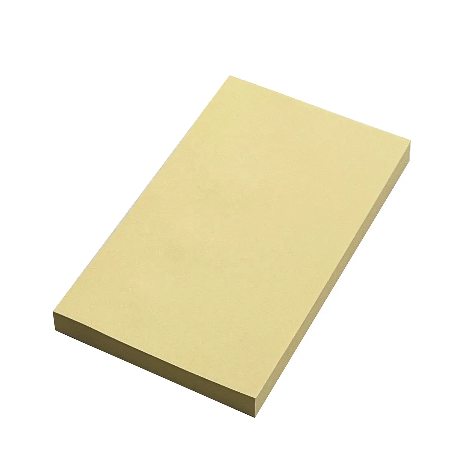 卸売100枚黄色3x576x127紙粘着メモ帳カスタムロゴかわいい安い印刷メモ帳付箋