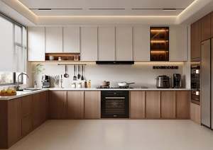 Nouvelle arrivée, design de cuisine moderne, armoire de cuisine moderne en bois - Product Image 2