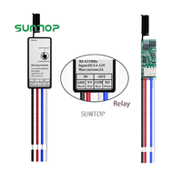 Télécommande sans fil RF 433mhz Relais Récepteur DC 3.6V 6V 12V 24V 30V 1CH Module Pour Lampe LED DIY