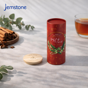 บรรจุภัณฑ์กล่องกระดาษทรงกระบอกสำหรับอาหารเกรดพรีเมียม รักษ์โลก เหมาะสำหรับคุกกี้ ถั่ว กาแฟ ชาสมุนไพร ทำจากกระดาษคราฟท์ - Product Image 3