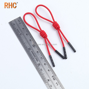 T008# Durable Plastic Elastic Zipper Puller Colorful <strong>String</strong> <strong>Pulls</strong> <strong>Cord</strong> Extension Zip Fixer for Garment Decorative Accessories - Product Image 2