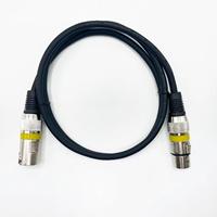 Cable de micrófono XLR macho a hembra codificado por colores con anillos para consolas de mezcla e interfaces de audio