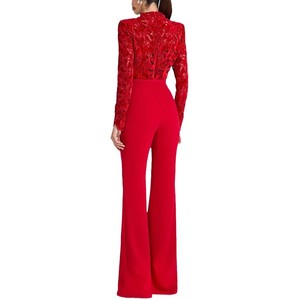 <span class=keywords><strong>Combinaison</strong></span> décontractée ample à manches longues avec ceinture et <span class=keywords><strong>pantalon</strong></span> pattes d'éléphant pour l'automne et l'hiver - Product Image 5