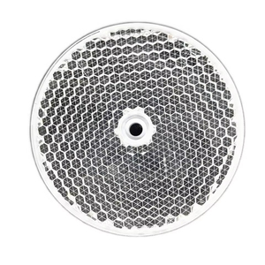 Nhà Máy 80Mm Vòng Nhựa Phản Quang Hộ Lan Tôn Sóng Delineator Tấm Phản Xạ Cho Vỉa Hè Cảnh Báo An Toàn Cat Eye - Product Image 1