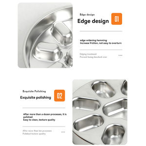 Mangkuk hewan peliharaan baja tahan karat mangkuk anjing antilicin antilicin mangkuk makanan lambat khusus - Product Image 4