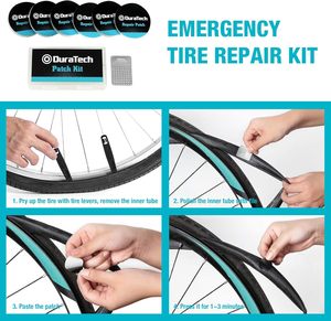 Kit de Reparación de Bicicletas de 40 Piezas, Juego Completo de Herramientas para Cadena, Neumáticos y Mantenimiento de Bicicletas de Montaña y Carretera - Product Image 5