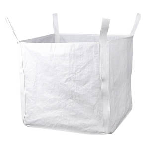 Grand sac Jumbo tissé en polypropylène, récipient en vrac dans le verre, ciment, charbon minéral, bois de chauffage, riz, farine, sucre, 1 tonne - Product Image 1
