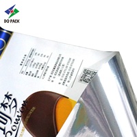 Film en rouleau de sachet plastique laminé de qualité alimentaire personnalisé pour l'emballage de sucettes glacées, de gommes à mâcher, de gâteaux, de gelées et de biscuits